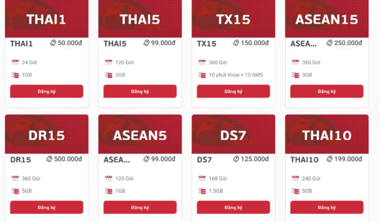 2024 – Đi Thái Lan nên đăng ký roaming hay mua sim du lịch?